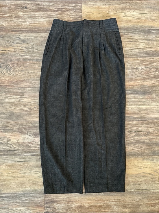 Bertini Moda Other - Vintage Pleated Wool Blend Relaxed Fit Plaid Pants 36/30